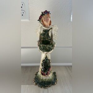 Heather Goldminc 16" T-Lite Angel Blue Sky cottagecore garden spiritual gift